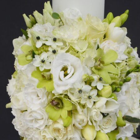 Lumanare botez White & Green - imagine 2