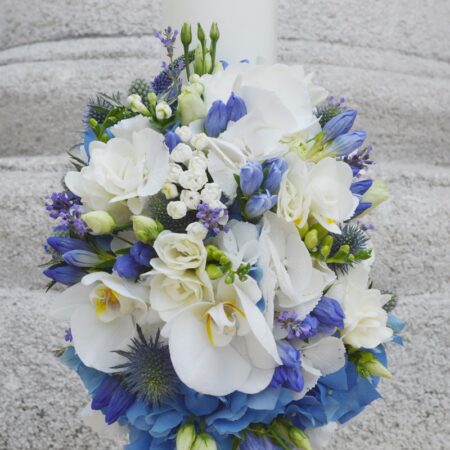 Lumanare botez Blue Wonder - imagine 2