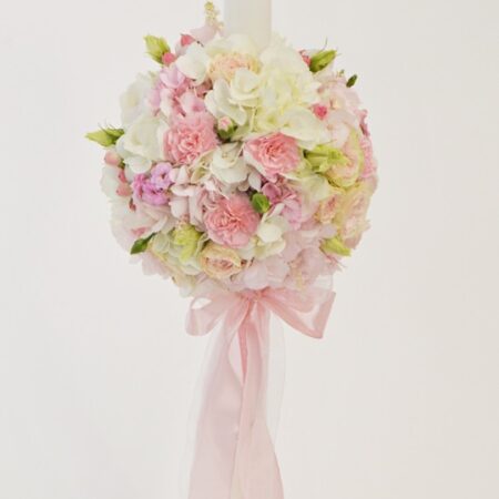 Lumanare botez Pink Fairy - imagine 2