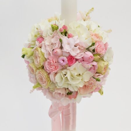 Lumanare botez Pink Fairy - imagine 3